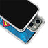 DC Comics Superman Logo Background Pattern iPhone 13 Pro Max Clear Case
