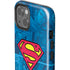 DC Comics Superman Logo Background Pattern iPhone 14 Plus Impact Case