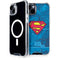 DC Comics Superman Logo Background Pattern iPhone 14 MagSafe Case