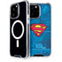 DC Comics Superman Logo Background Pattern iPhone 14 Pro Max MagSafe Case