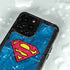 DC Comics Superman Logo Background Pattern iPhone 14 Pro Max Waterproof Case