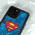 DC Comics Superman Logo Background Pattern iPhone 15 Pro Waterproof Case