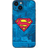 DC Comics Superman Logo Background Pattern iPhone 15 Skin