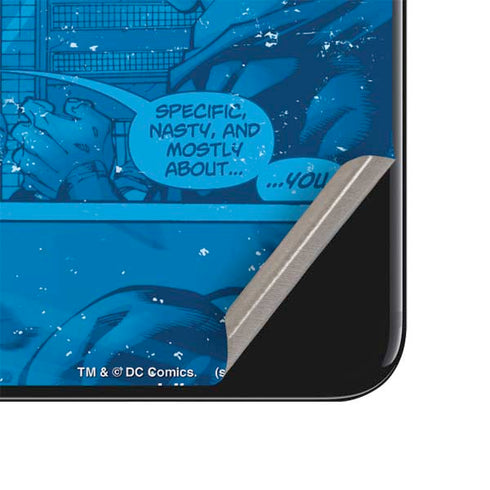 DC Comics Superman Logo Background Pattern iPhone SE (2nd & 3rd Gen) Skin