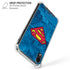 DC Comics Superman Logo Background Pattern iPhone XR Clear Case