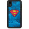 DC Comics Superman Logo Background Pattern iPhone XR Waterproof Case