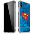 DC Comics Superman Logo Background Pattern iPhone XS Max Clear Case