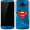 DC Comics Superman Logo Background Pattern Moto G6 Skin