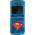 DC Comics Superman Logo Background Pattern Motorola RAZR Skin