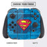 DC Comics Superman Logo Background Pattern Nintendo Switch Bundle Skin