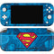 DC Comics Superman Logo Background Pattern Nintendo Switch Lite Skin