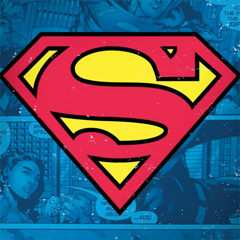 DC Comics Superman Logo Background Pattern Notebook 9 Pro 13in (2017) Skin