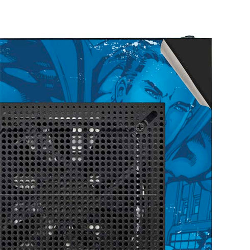 DC Comics Superman Logo Background Pattern NZXT H510 Compact ATX Mid-Tower Case Skin