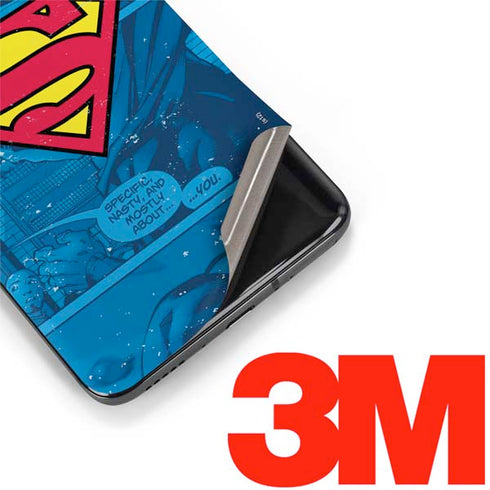 DC Comics Superman Logo Background Pattern OnePlus 7 Pro Skin