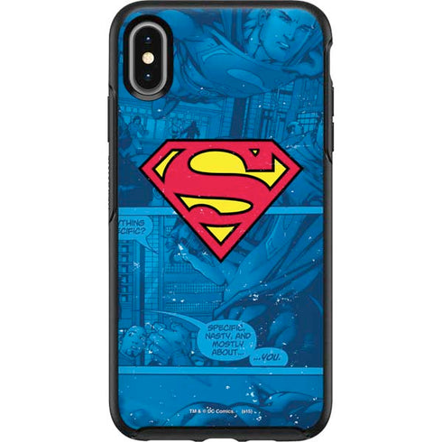 DC Comics Superman Logo Background Pattern Otterbox Symmetry iPhone Skin