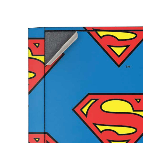 DC Comics Superman Logo Pattern Corsair 4000D Tempered Glass Mid-Tower ATX Case Skin
