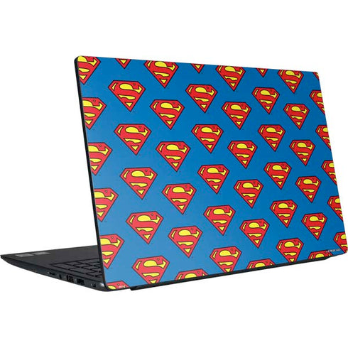 DC Comics Superman Logo Pattern Dell Vostro Skin