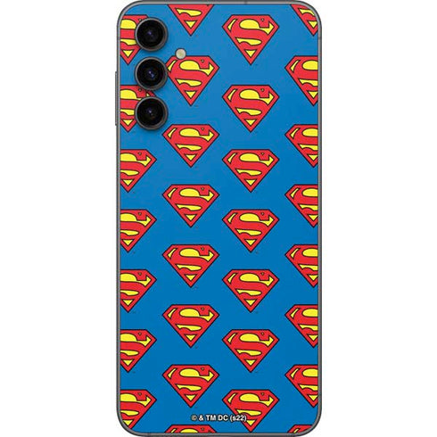 DC Comics Superman Logo Pattern Galaxy A14 5G Skin