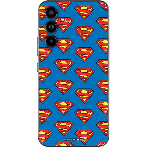 DC Comics Superman Logo Pattern Galaxy A54 5G Skin