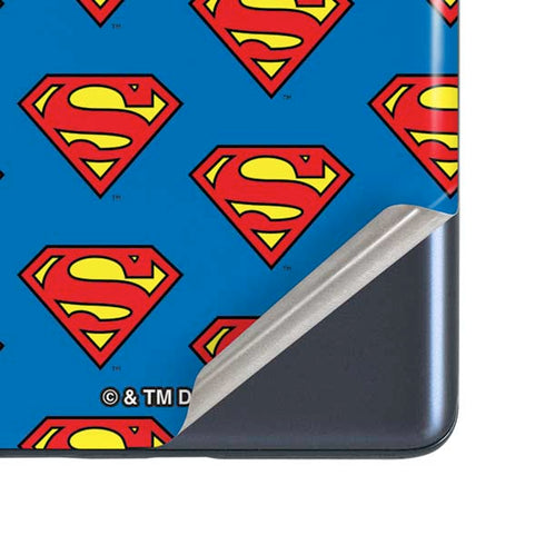 DC Comics Superman Logo Pattern Galaxy S20 Fan Edition Skin