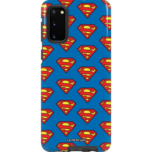 DC Comics Superman Logo Pattern Galaxy S20 Pro Case