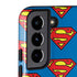 DC Comics Superman Logo Pattern Galaxy S22 Pro Case