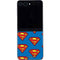 DC Comics Superman Logo Pattern Galaxy Z Flip5 5G Skin