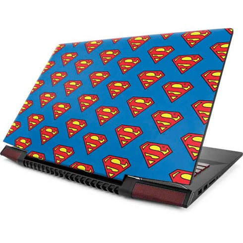 DC Comics Superman Logo Pattern Lenovo IdeaPad Skin