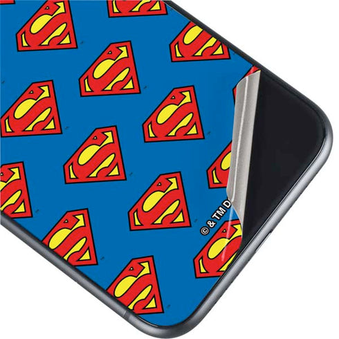 DC Comics Superman Logo Pattern iPhone 11 Skin
