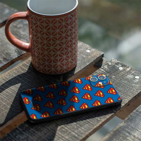 DC Comics Superman Logo Pattern iPhone 11 Skin