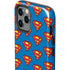 DC Comics Superman Logo Pattern iPhone 12 Pro Impact Case