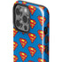 DC Comics Superman Logo Pattern iPhone 14 Pro Impact Case