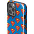 DC Comics Superman Logo Pattern iPhone 15 Pro Max Impact Case