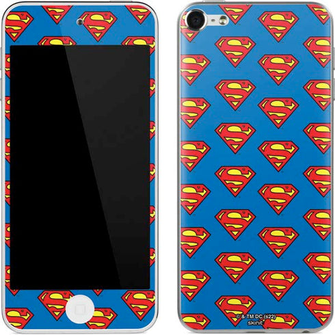 DC Comics Superman Logo Pattern Apple iPod Skin
