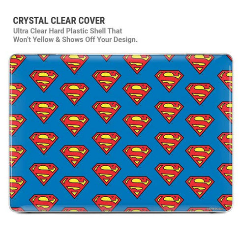 DC Comics Superman Logo Pattern MacBook Air 15in (2023-2025) Case plus Skin