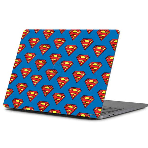 DC Comics Superman Logo Pattern Apple MacBook Pro 13-inch Skin