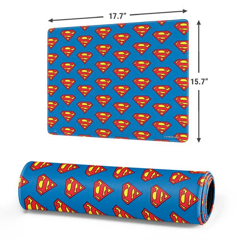 DC Comics Superman Logo Pattern Gaming Mouse Pad