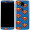DC Comics Superman Logo Pattern Moto E5 Plus Skin