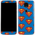 DC Comics Superman Logo Pattern Moto E5 Plus Skin