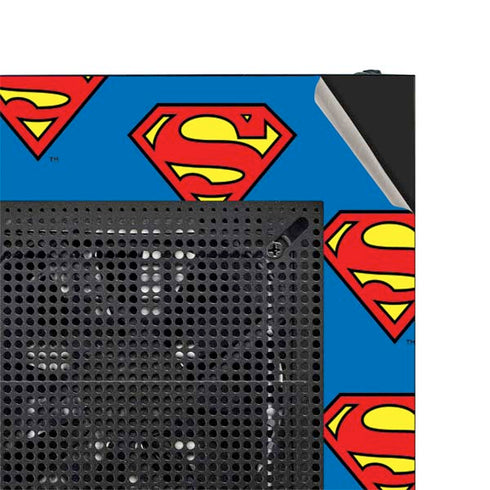 DC Comics Superman Logo Pattern NZXT H510 Compact ATX Mid-Tower Case Skin
