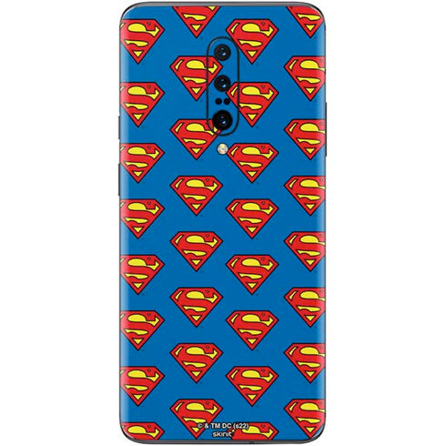 DC Comics Superman Logo Pattern OnePlus 7 Pro Skin