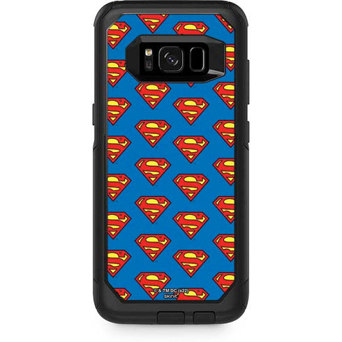 DC Comics Superman Logo Pattern Otterbox Commuter Galaxy Skin