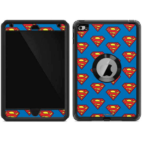 DC Comics Superman Logo Pattern Otterbox Defender iPad Skin