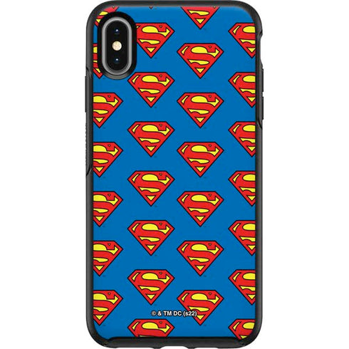 DC Comics Superman Logo Pattern Otterbox Symmetry iPhone Skin