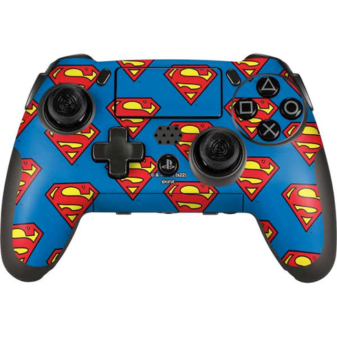 DC Comics Superman Logo Pattern PlayStation Scuf Vantage 2 Controller Skin