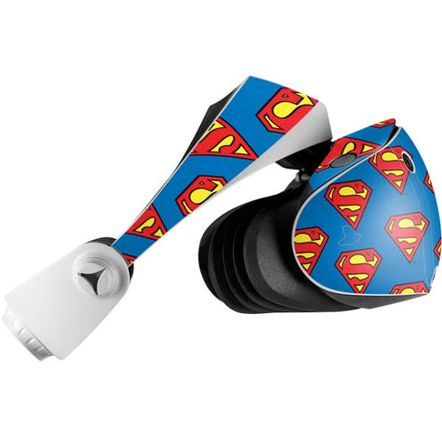 DC Comics Superman Logo Pattern PlayStation VR2 Skin