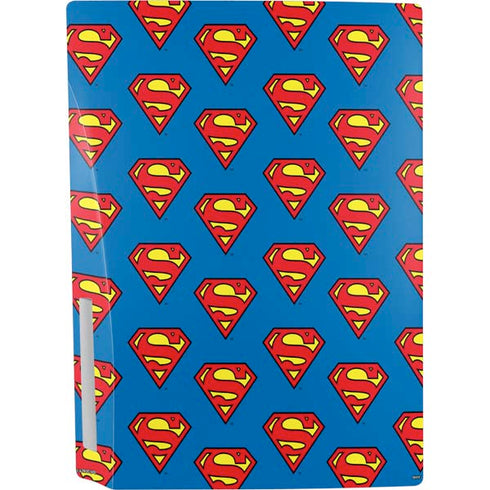 DC Comics Superman Logo Pattern PS5 Bundle Skin