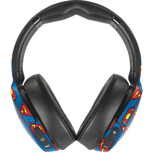 DC Comics Superman Logo Pattern Skullcandy Venue Skin