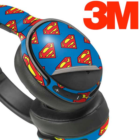 DC Comics Superman Logo Pattern Skullcandy Venue Skin