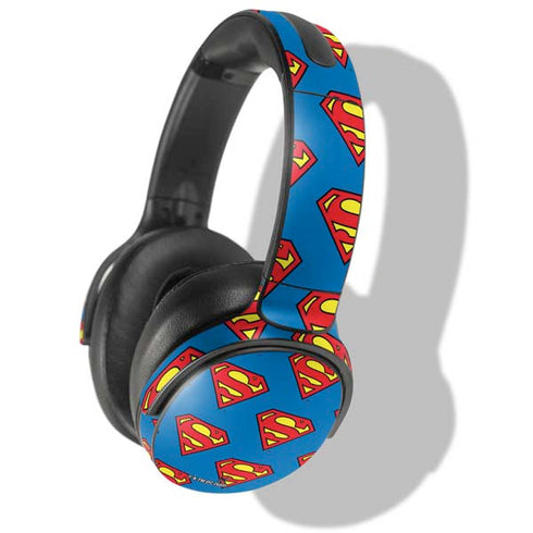 DC Comics Superman Logo Pattern Skullcandy Venue Skin
